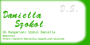 daniella szokol business card